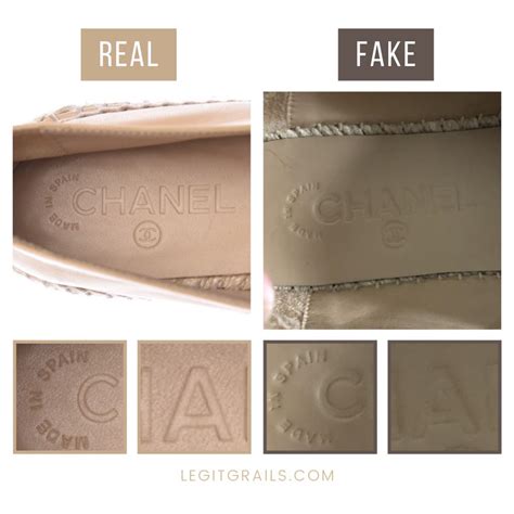 chanel espadrilles fake|how to authenticate chanel sunglasses.